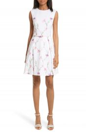 Ted Baker London Ahlanna Sketchbook Skater Dress at Nordstrom